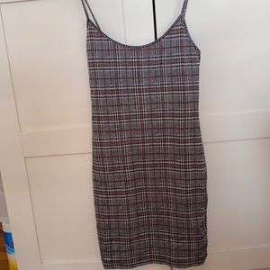 Plaid mini dress